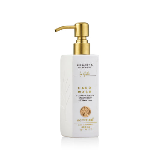 Natural White Hand Wash 300ML, Bergamot & Rosemary