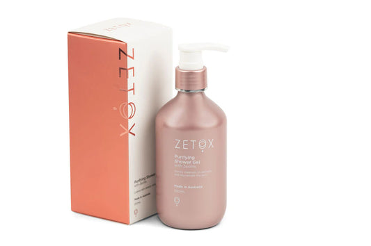 Zetox Purifying Shower Gel + Zetox Enriched Body Lotion